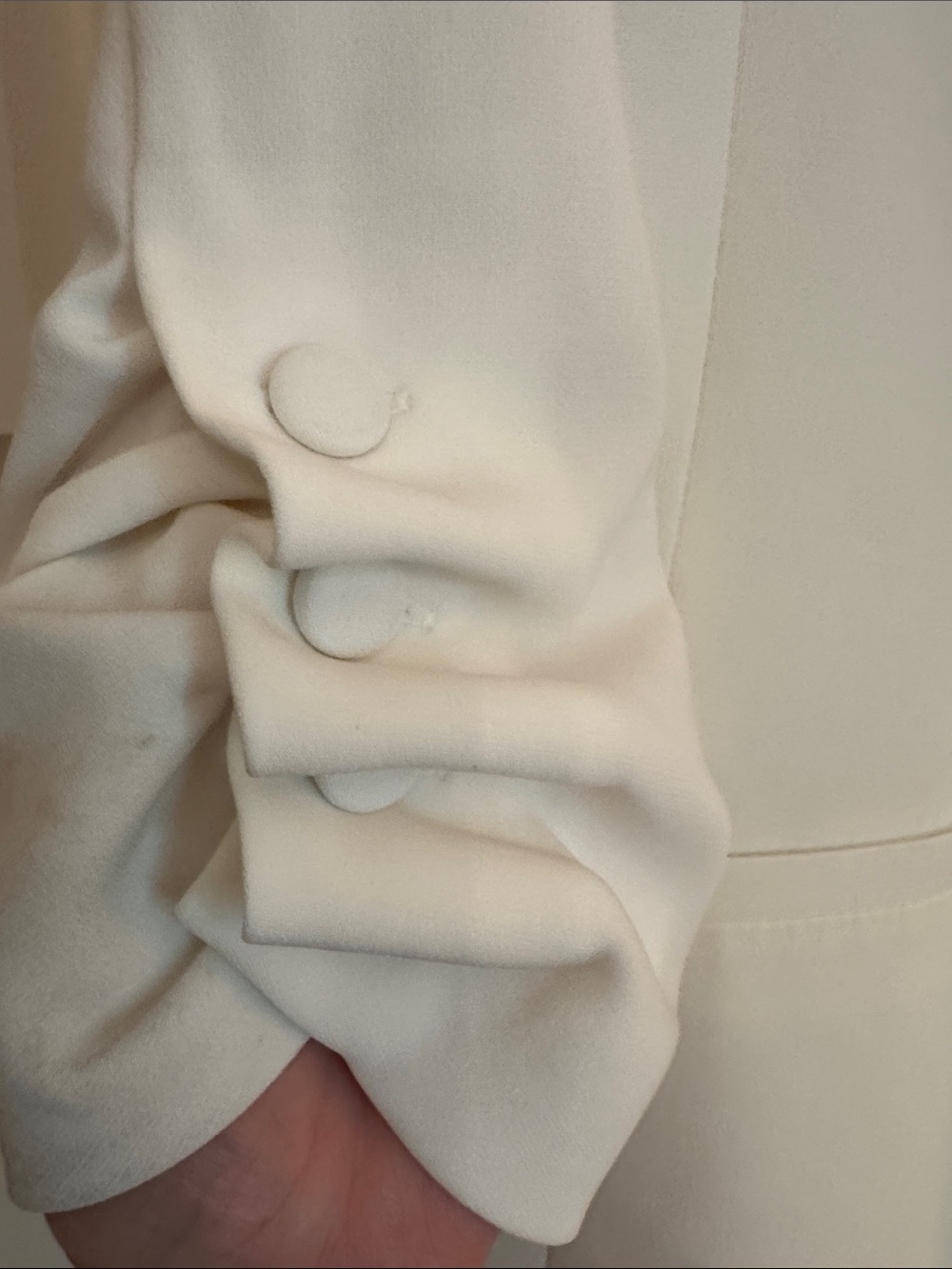 cinq à sept White Women's Blazer size 10 - Picture 5 of 8